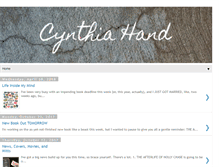 Tablet Screenshot of cynthiahandbooks.com